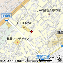 フジクリーン工業株式会社熊本営業所周辺の地図