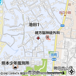 〒860-0082 熊本県熊本市西区池田の地図
