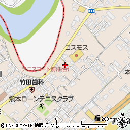 有限会社熊本カネヨシ周辺の地図