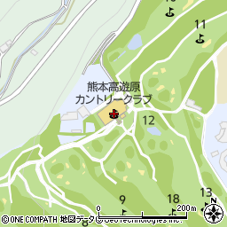 熊本高遊原カントリークラブ周辺の地図