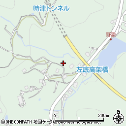 長崎県西彼杵郡時津町左底郷1378周辺の地図