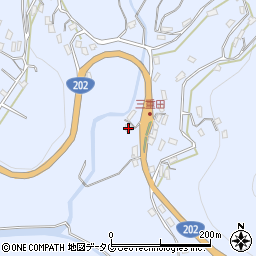 長崎県長崎市三重田町424周辺の地図
