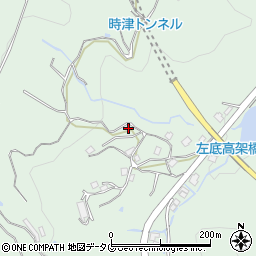 長崎県西彼杵郡時津町左底郷1392周辺の地図