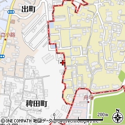 熊本県熊本市西区稗田町6-20周辺の地図