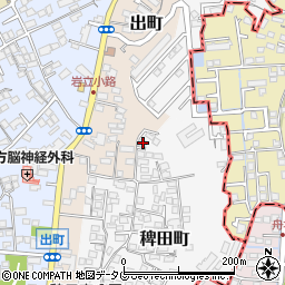 熊本県熊本市西区稗田町6-5周辺の地図