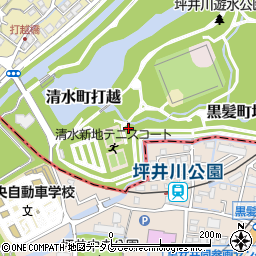 熊本県熊本市北区清水町大字打越38周辺の地図