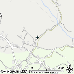 長崎県雲仙市吾妻町布江名379周辺の地図