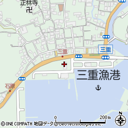 長崎市新三重漁業協同組合周辺の地図