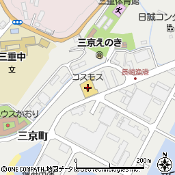 ドラッグストアコスモス京泊店周辺の地図
