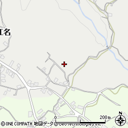 長崎県雲仙市吾妻町布江名383周辺の地図