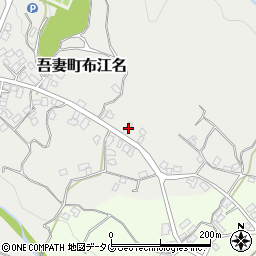 長崎県雲仙市吾妻町布江名824周辺の地図