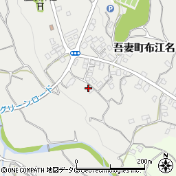 長崎県雲仙市吾妻町布江名933周辺の地図