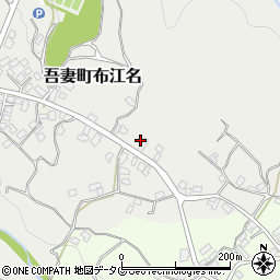 長崎県雲仙市吾妻町布江名822周辺の地図