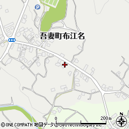 長崎県雲仙市吾妻町布江名917周辺の地図