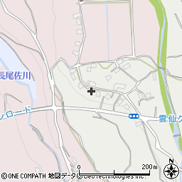長崎県雲仙市吾妻町布江名1302周辺の地図