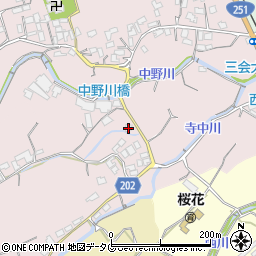 長崎県島原市中野町1507周辺の地図