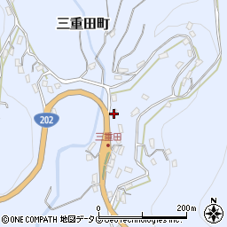 長崎県長崎市三重田町474周辺の地図