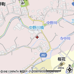 長崎県島原市中野町1506周辺の地図