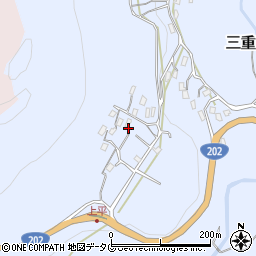 長崎県長崎市三重田町887周辺の地図