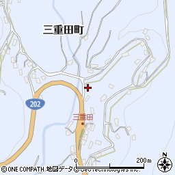長崎県長崎市三重田町476周辺の地図