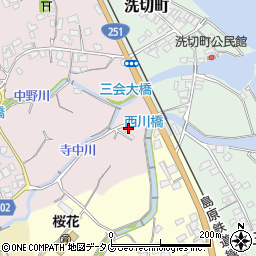 長崎県島原市中野町1469周辺の地図