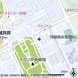 熊本県上益城郡益城町田原2081周辺の地図