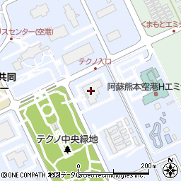 熊本県上益城郡益城町田原2081-17周辺の地図