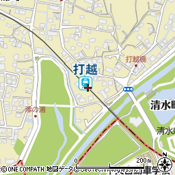 熊本県熊本市北区打越町1周辺の地図