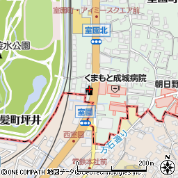 株式会社プロテック熊本支店周辺の地図