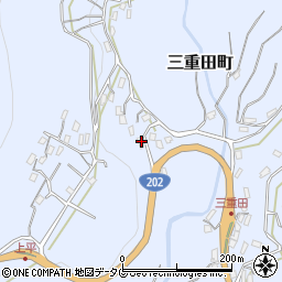 長崎県長崎市三重田町537周辺の地図