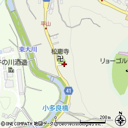 長崎県諫早市平山町738-1周辺の地図