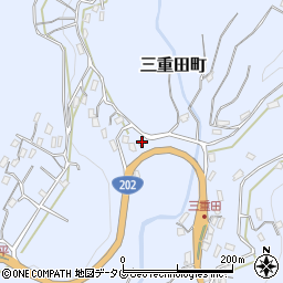 長崎県長崎市三重田町493周辺の地図