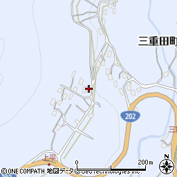 長崎県長崎市三重田町1128周辺の地図