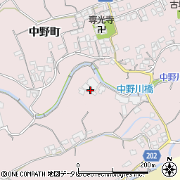 長崎県島原市中野町1530周辺の地図