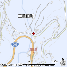 長崎県長崎市三重田町479周辺の地図