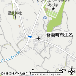 長崎県雲仙市吾妻町布江名周辺の地図