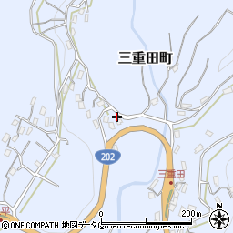長崎県長崎市三重田町492周辺の地図