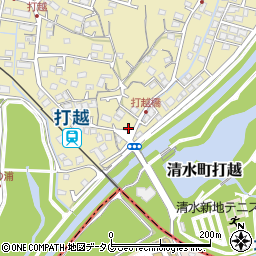 熊本県熊本市北区打越町16-27周辺の地図