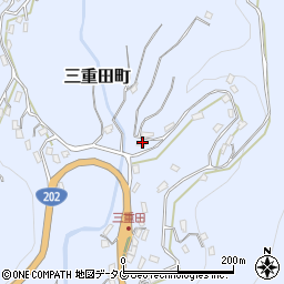 長崎県長崎市三重田町2746周辺の地図