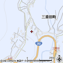 長崎県長崎市三重田町1181周辺の地図