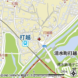 熊本県熊本市北区打越町16-29周辺の地図