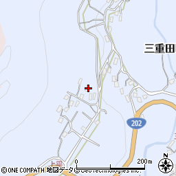 長崎県長崎市三重田町1116周辺の地図