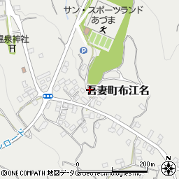 長崎県雲仙市吾妻町布江名565周辺の地図