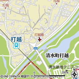 熊本県熊本市北区打越町6-10周辺の地図