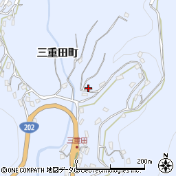 長崎県長崎市三重田町2745周辺の地図
