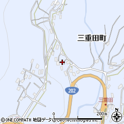 長崎県長崎市三重田町1187周辺の地図