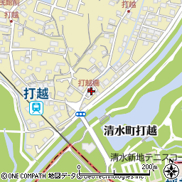 熊本県熊本市北区打越町6周辺の地図
