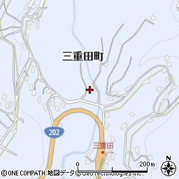 長崎県長崎市三重田町1218周辺の地図