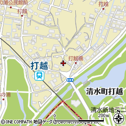 熊本県熊本市北区打越町16-21周辺の地図