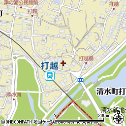 熊本県熊本市北区打越町16周辺の地図